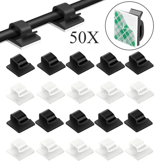 Car Cable Clamp Accessories Guiding Line Self-adhesive Line Management Clips Wiring Wire Arrangement Electrical Equipment WINDER Peaceful Pleasures Health and Wellness
