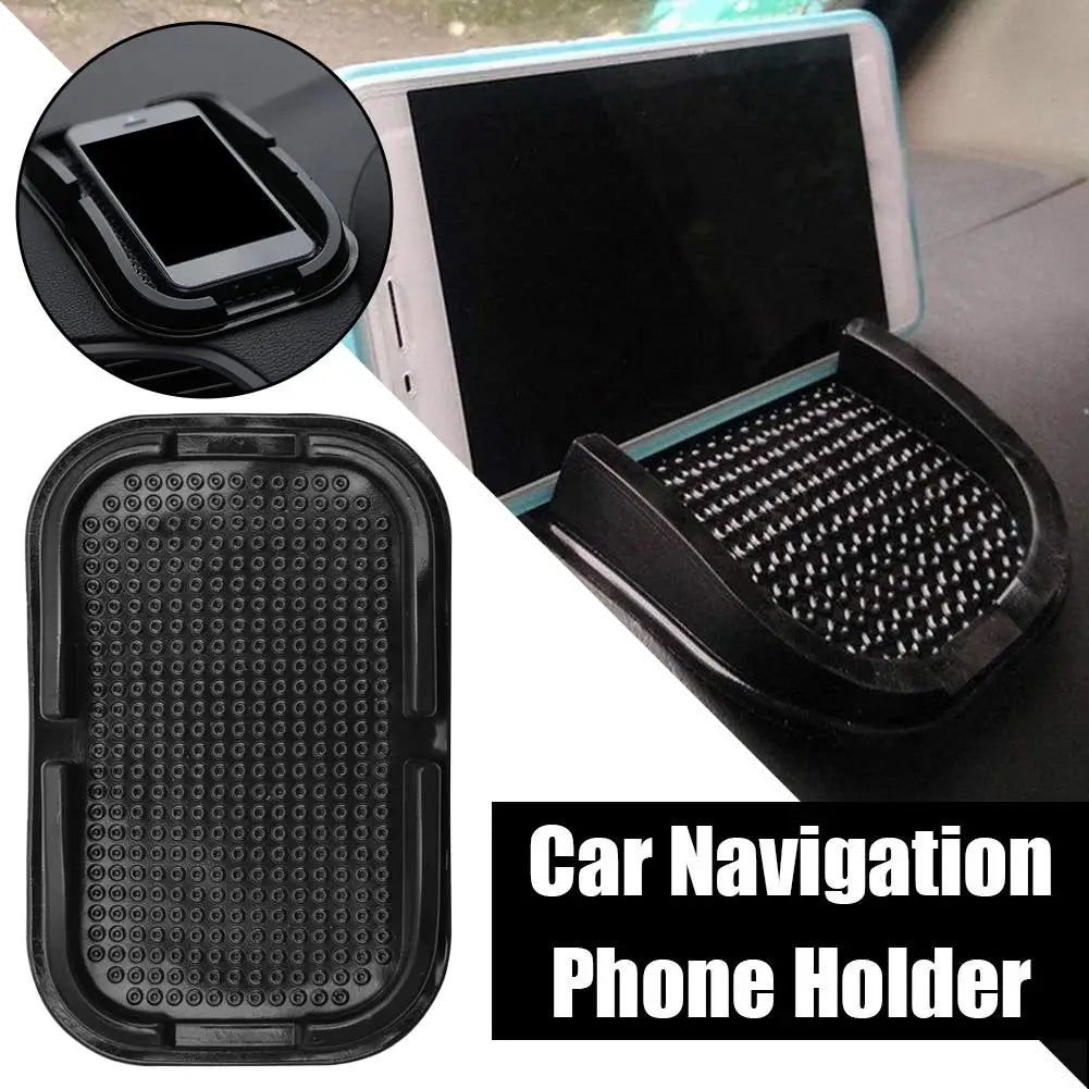 Silicone Car Phone Holder 360° Rotatable Anti-Slip Grip Dashboard Mount Hands-Free Navigation Waterproof For Smartphone Glasses Peaceful Pleasures Health and Wellness