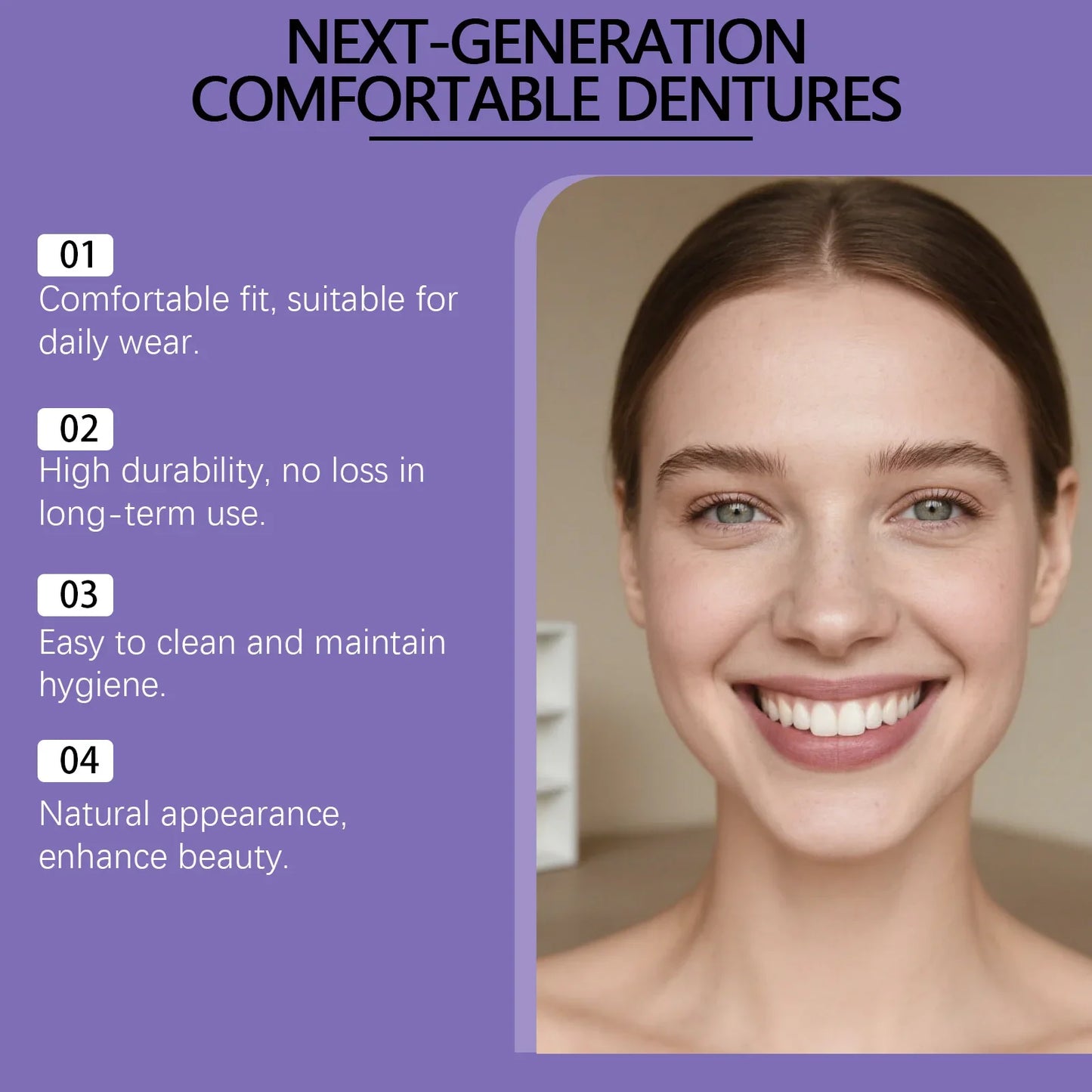 Denture Prosthetic Set – Comfortable, Lightweight & Secure Fit