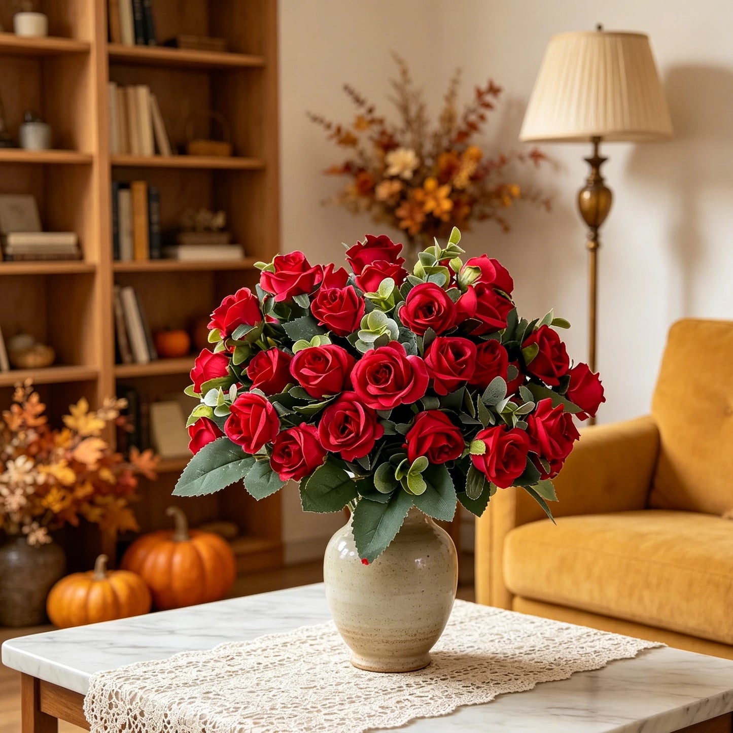 Artificial Silk Rose Bouquet – Wedding & Home Décor