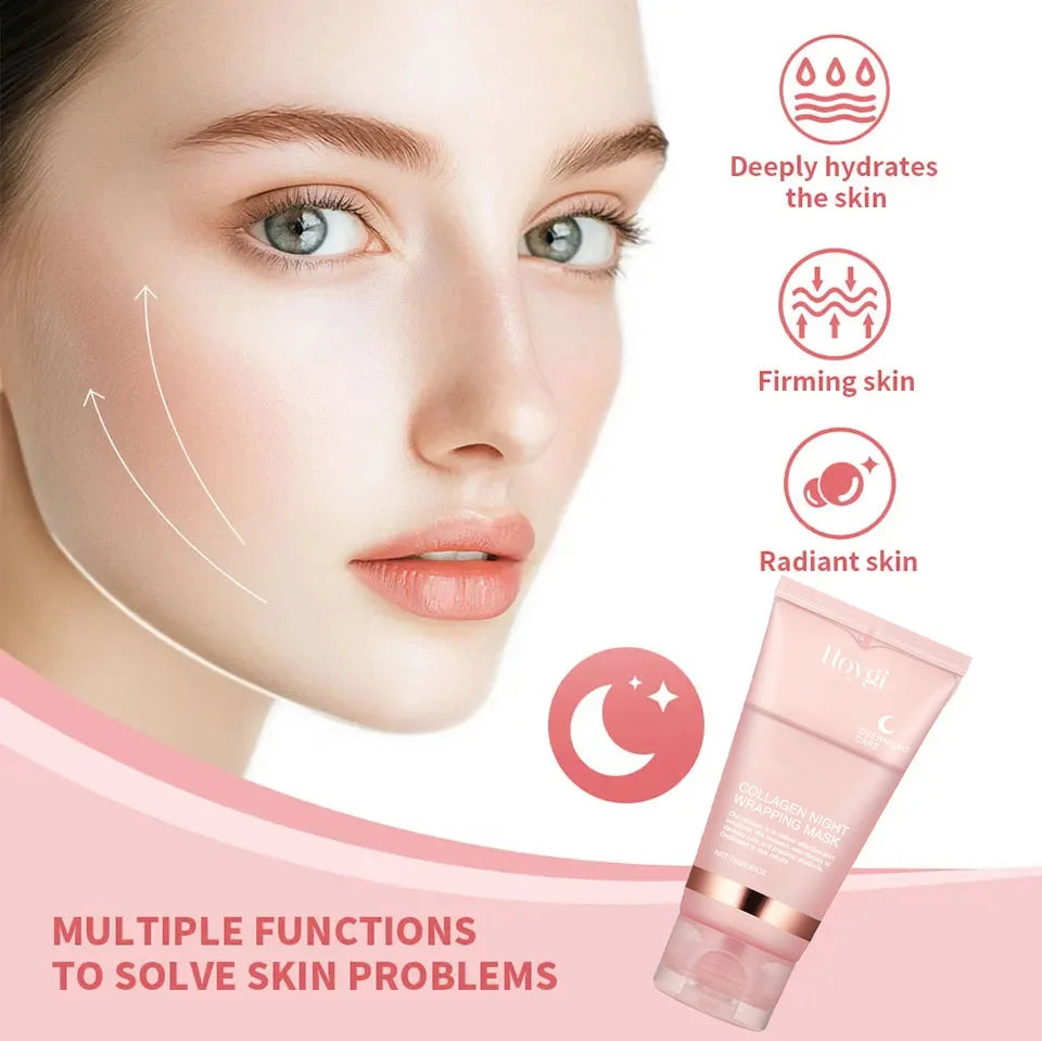 Collagen Peel-Off Overnight Mask – Anti-Wrinkle & Firming Peaceful Pleasures Health and Wellness