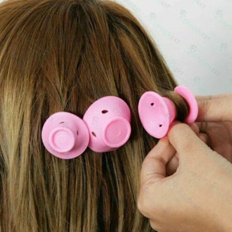No-Heat Silicone Hair Curlers – Heatless Bendy Rollers 20pc