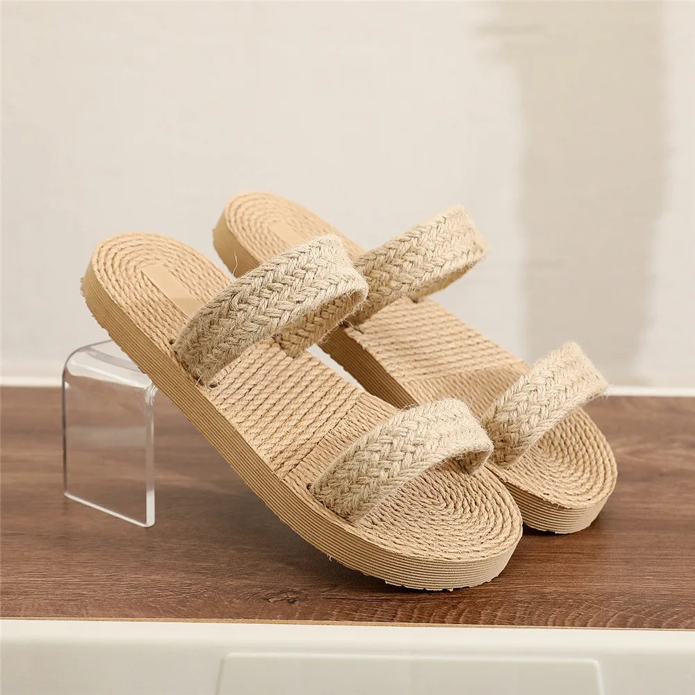 Women's Summer EVA Flip-Flop Slides – Lightweight Beach Slippers