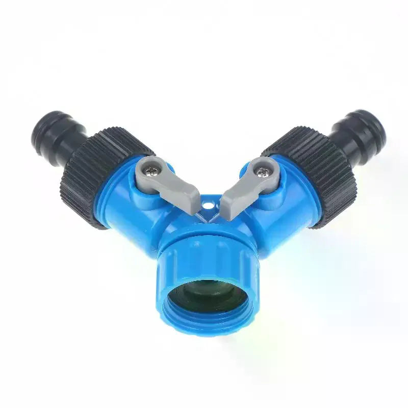 3/4'' Threaded Female Shunt Valve, Y-Connector Faucet Water Splitter for Garden Irrigation System Peaceful Pleasures Health and Wellness