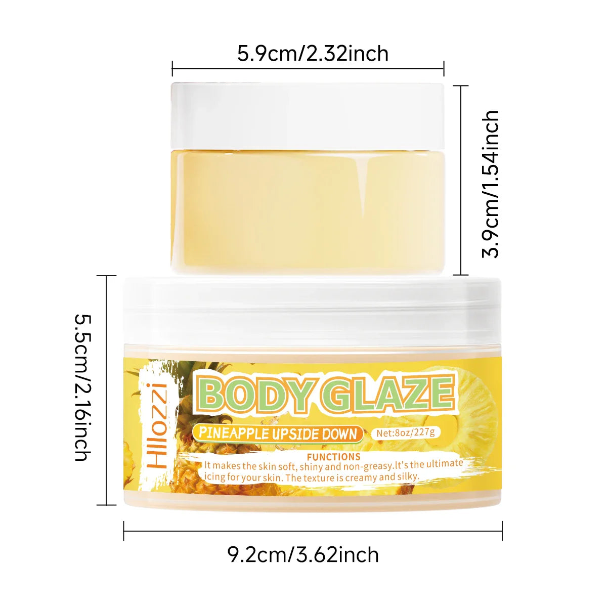 Body Glaze Moisturizing Cream – Brighten & Smooth Skin 227g