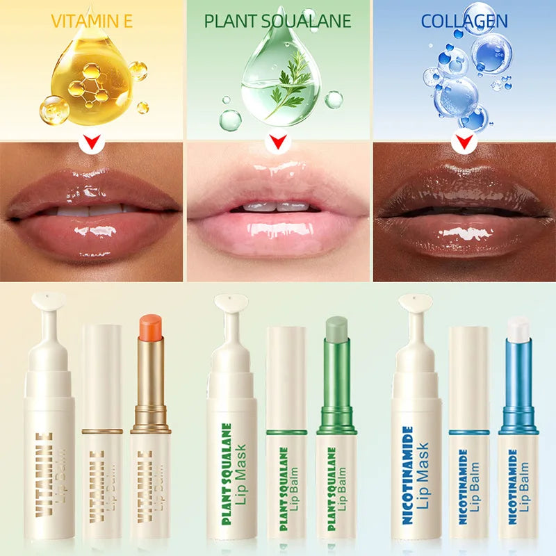 Dk'De 2-in-1 Lip Balm & Lip Mask Set | Hydrating Night Repair