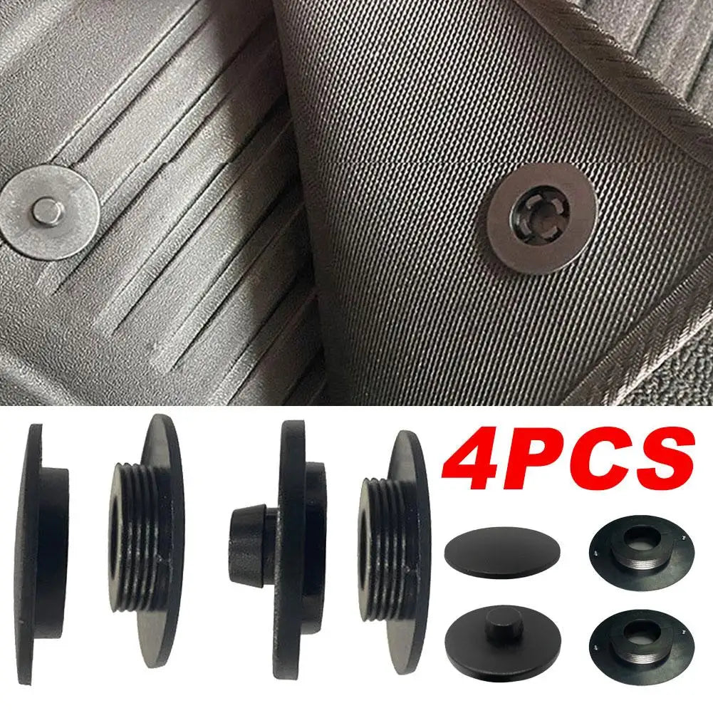 1/2/4/8* (4 pieces) Car Foot Mat Clip Double Layer Fixed Clips Set Arpet Fixing Clamps Buckle Fixer Car Accessories Peaceful Pleasures Health and Wellness