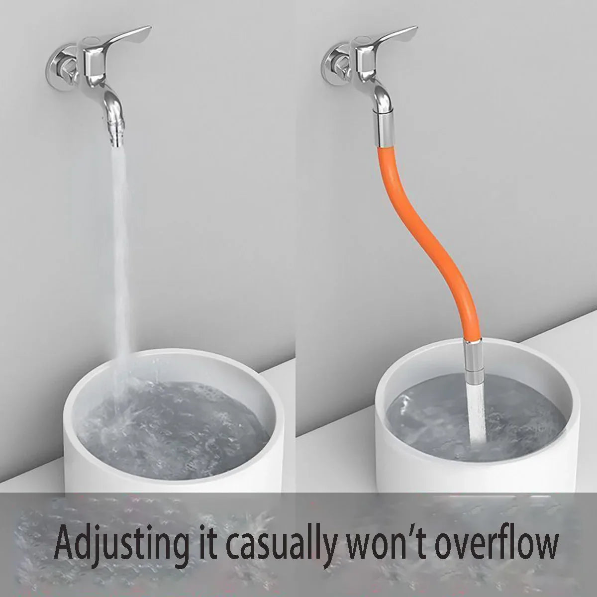 1pc Water Faucet Extension Pipe, Universal Extended Water Pipe, Anti-Splash Extension Pipe Peaceful Pleasures Health and Wellness