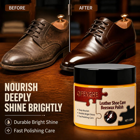 Beeswax Leather Shoe Polish 50ml – Shine, Condition & Protect Shoe Polish Oasis Select