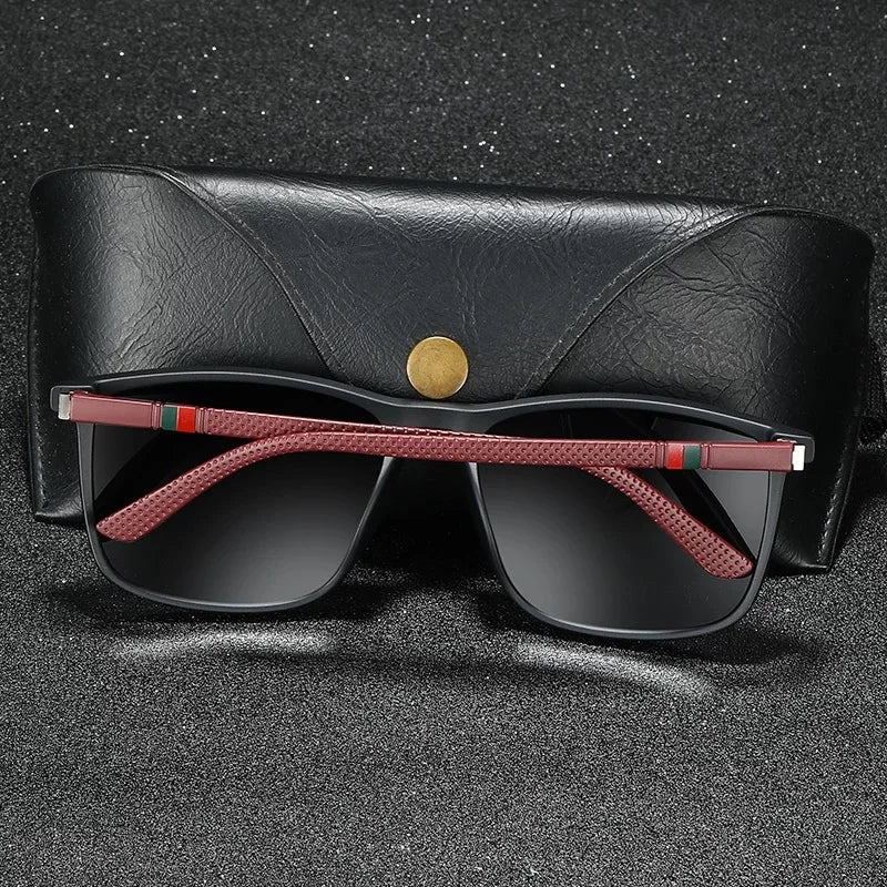 Luxury Square Vintage Polarized Cycling Sunglasses Men Women Fashion Travel Driving Fishing Sun Glasses Male Eyewear UV400 Peaceful Pleasures Health and Wellness