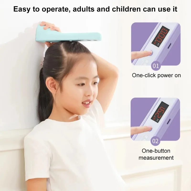 Portable Ultrasonic Digital Height Ruler for Kids & Adults Height Measuring Device Peaceful Pleasures Health and Wellness