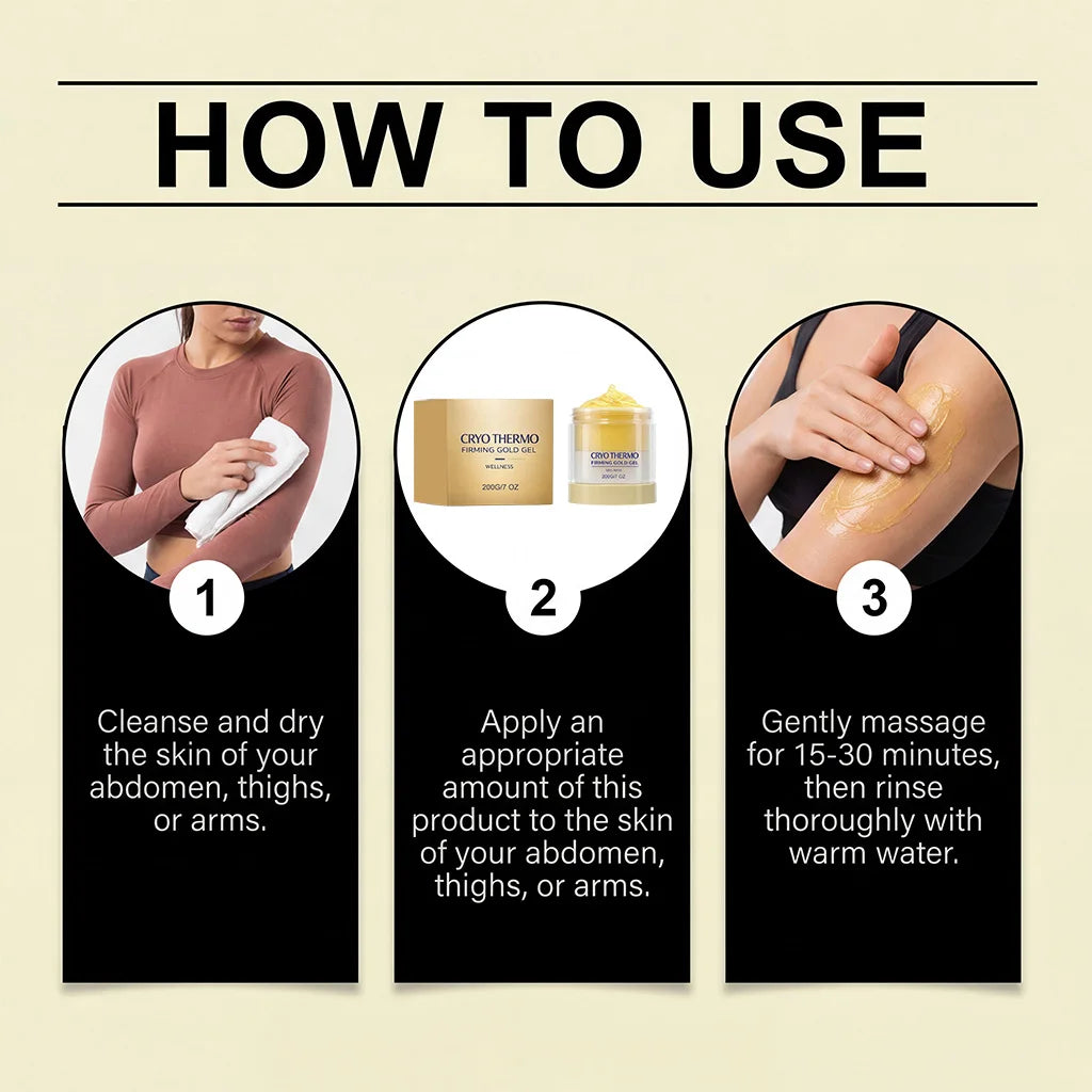 Cryo Thermo Firming Gold Gel | Body Tightening & Anti-Aging
