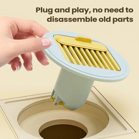 Silicone Floor Drain Stopper – Anti-Odor Shower Drain Plug Floor Drain Stopper Oasis Select