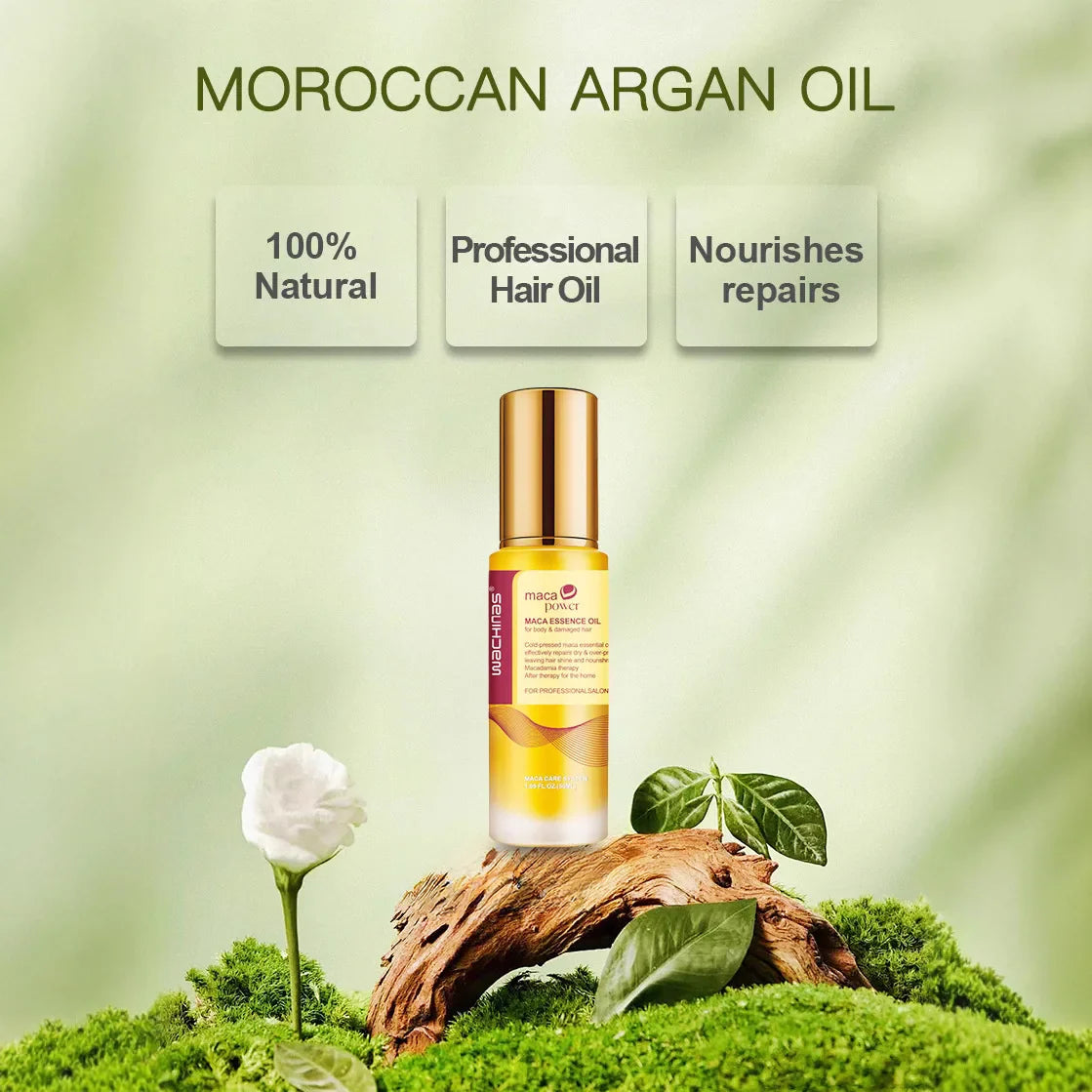 Moroccan Argan Oil Hair Serum – Anti-Frizz & Vitamin E