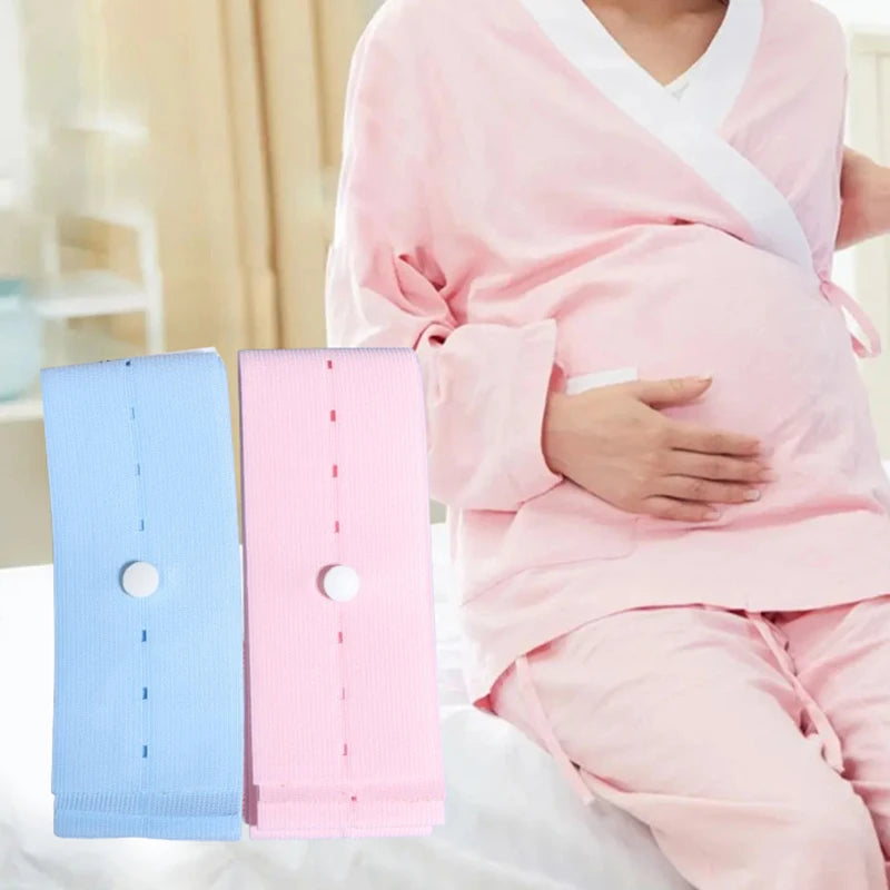 2pcs Heart Rate Monitor Maternity Belt Elastic Pregnancy Belly Band Professional Fetal Heart Monitoring Bandage For Women Peaceful Pleasures Health and Wellness