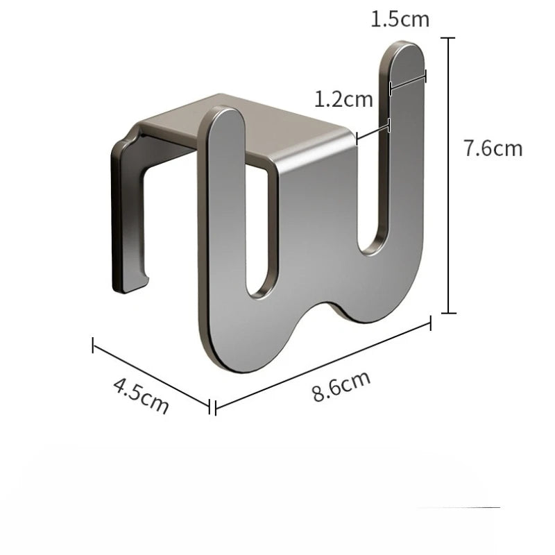 No Punching Bedroom Neat Storage Shoe Drying Slippers Rack Bathroom Rack Slipper Hook Toilet Drainage Rack Wall Mounted Holders Peaceful Pleasures Health and Wellness