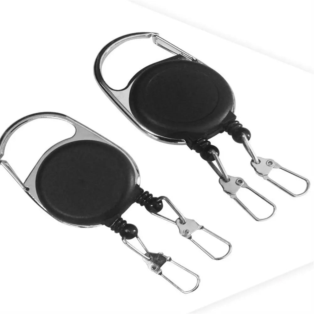 Retractable Double-Headed Badge Reel & ID Card Holder 60cm