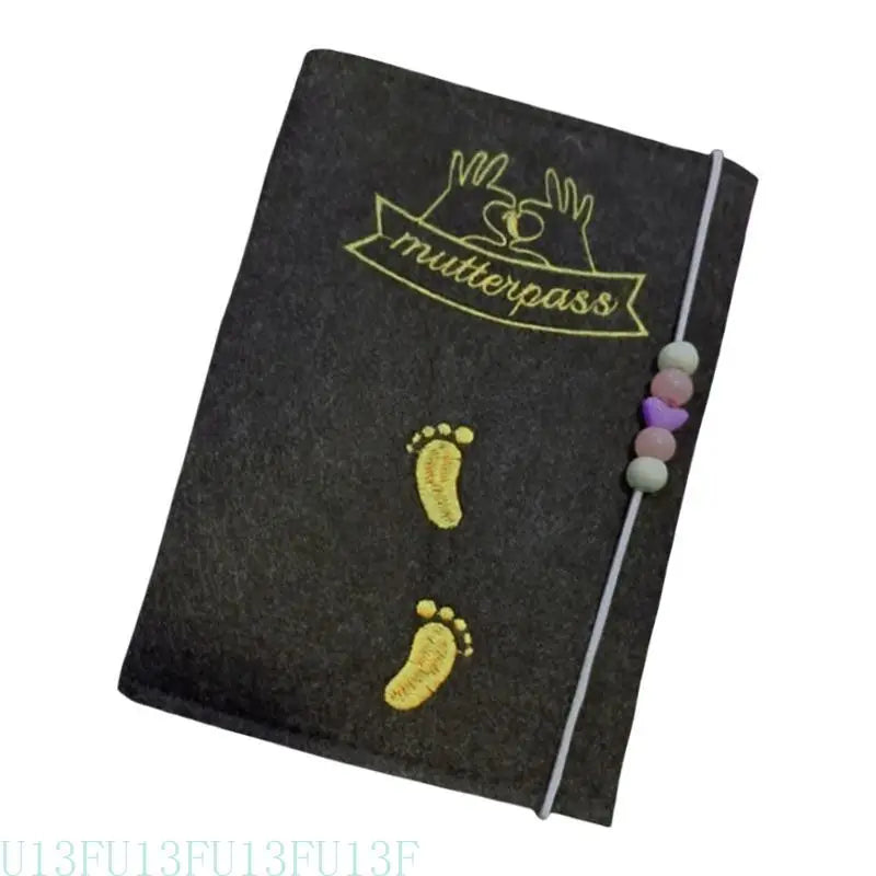 Felt Maternity Card Holder & Insurance Sleeve with Pocket