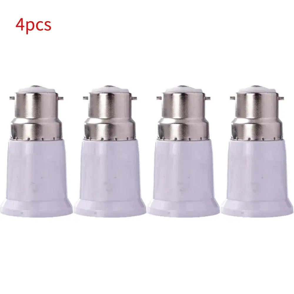 B22 to E27 Lamp Holder Converter Adapter for Light Socket Peaceful Pleasures Health and Wellness 4pcs