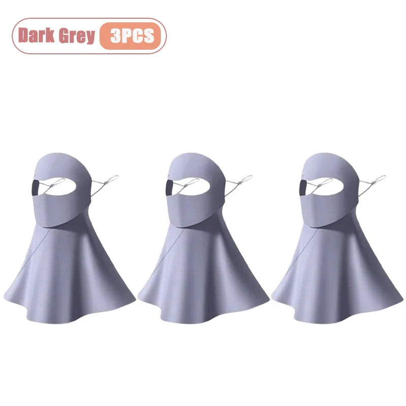 Ice Silk Face Mask UPF 50+ Cooling UV Sun Protection Gaiter