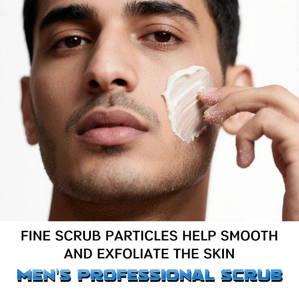 SUYARUN Men's Charcoal Body Scrub – Exfoliate & Deep Cleanse