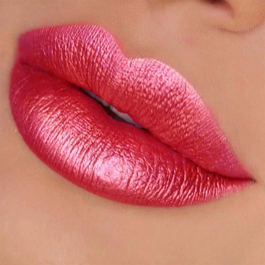 KAFURUX Red Metallic Glitter Lip Glaze – Shimmer Lipstick Glitter Lip Glaze Oasis Select