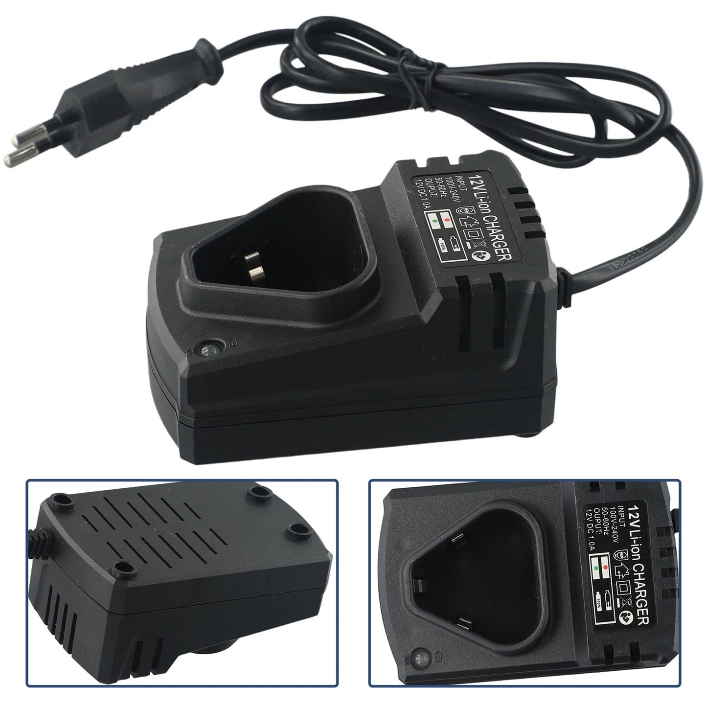 12V DC US EU Li-ion Rechargeable Charger Support 110-240V Electrical