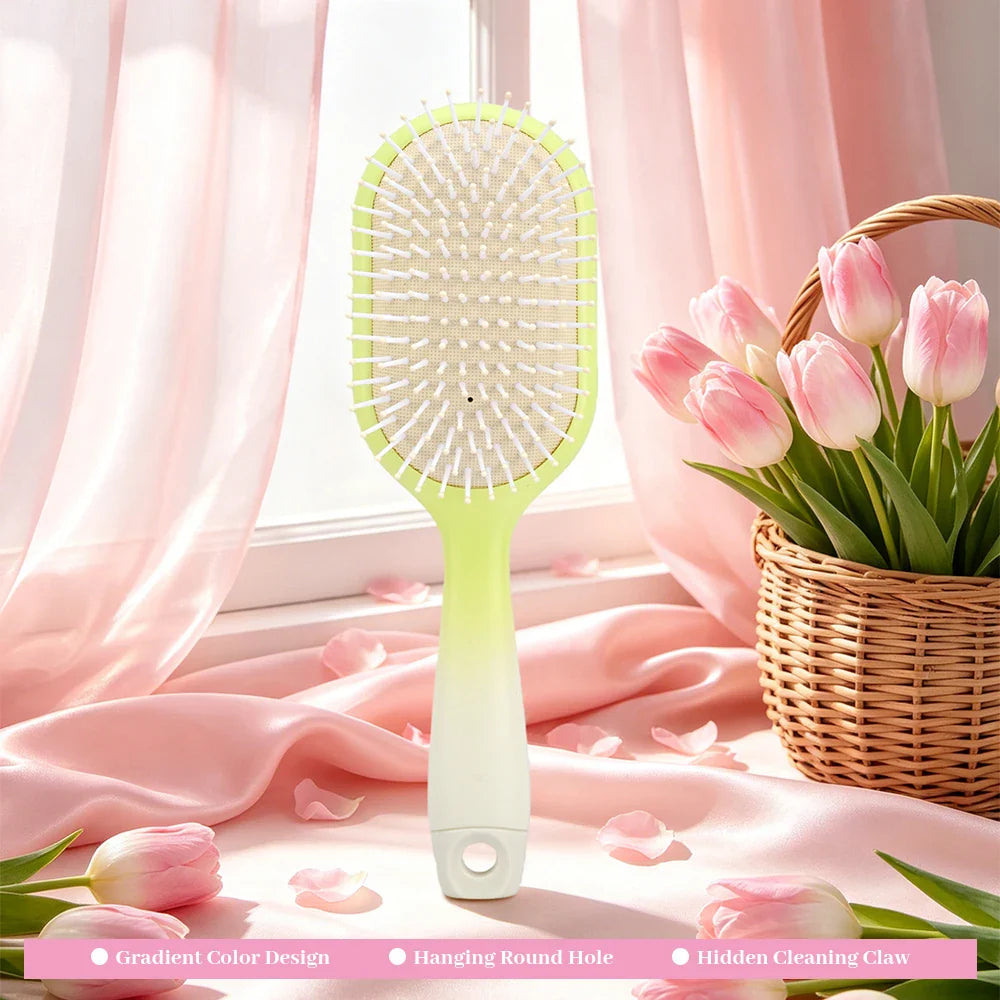 Gradient Air Cushion Hair Brush – Anti-Static Scalp Massage Comb