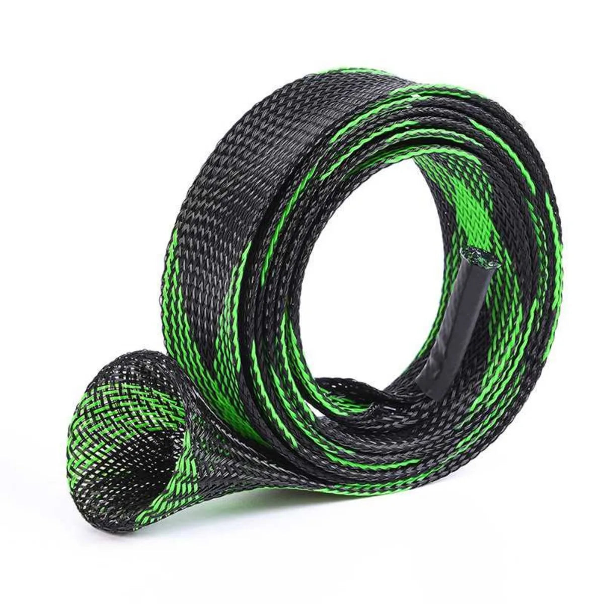 27998 LEO/Leou [Mesh Tube Telescopic Fishing Rod Cover 35mmX170cm] Rod Sleeve Fishing Gear Peaceful Pleasures Health and Wellness green