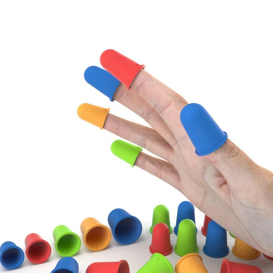 5Pcs/set Silicone Finger Protectors High-temperature Resistant Electronic Factory Operation Gloves Peaceful Pleasures Health and Wellness