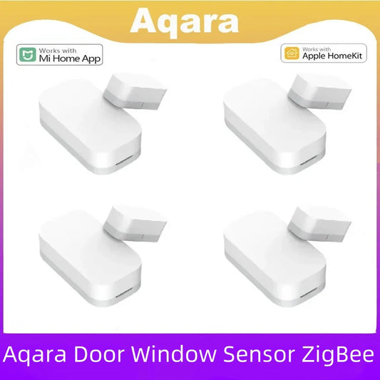 Aqara Door Window Sensor Zigbee Wireless Connection Alarm Smart Door Sensor Smart Home for Xiaomi Mijia APP Mi Home Homekit Peaceful Pleasures Health and Wellness