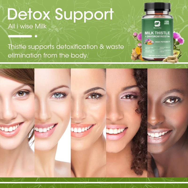 Milk Thistle Capsules – Liver Health & Antioxidant Support Herbal Supplement Peaceful Pleasures Health and Wellness