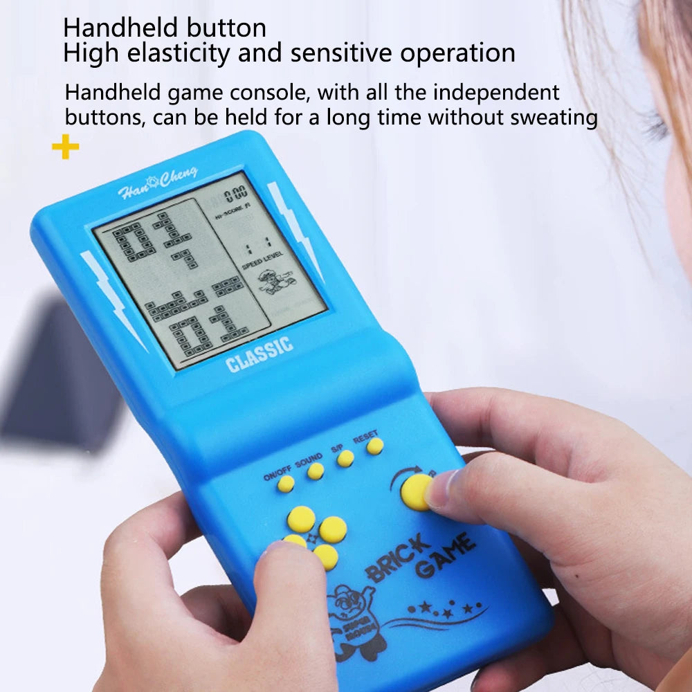 Large Screen Tetris Games Console Retro Nostalgic Classic Handheld Games Console Electronic Toys Retro Handheld Games Player New Peaceful Pleasures Health and Wellness