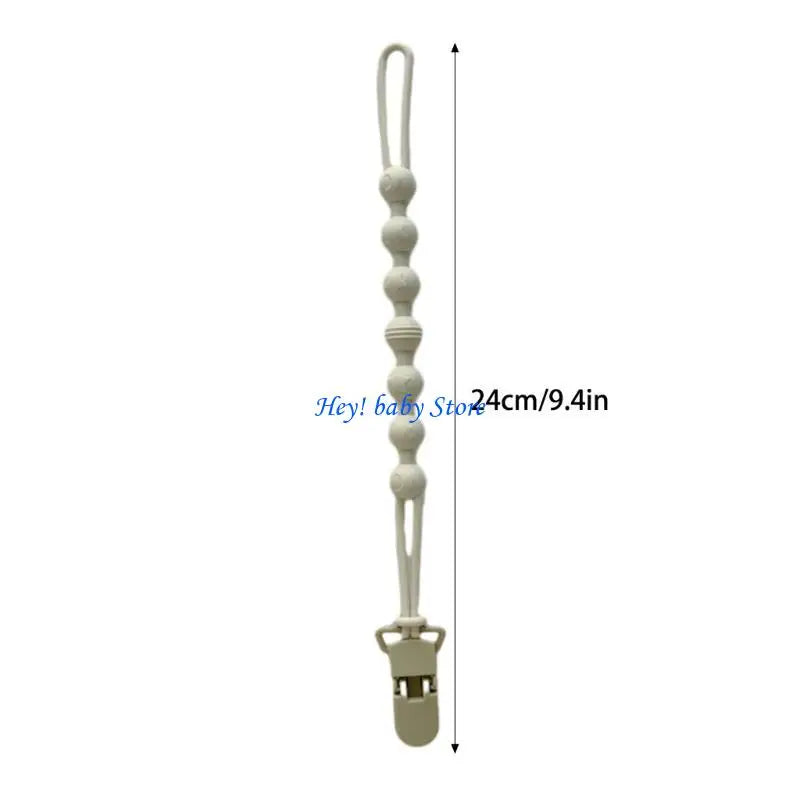 Silicone Pacifier Clip Chain | Baby Teething Toy Anti-Drop