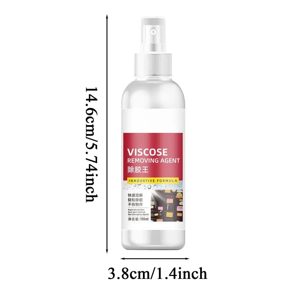 100ml Powerful Adhesive Remover Spray Multi-Surface Glue Cleaner For Car Wall Floor, Effective On Sticky Residues Tape Gum Peaceful Pleasures Health and Wellness 100ML