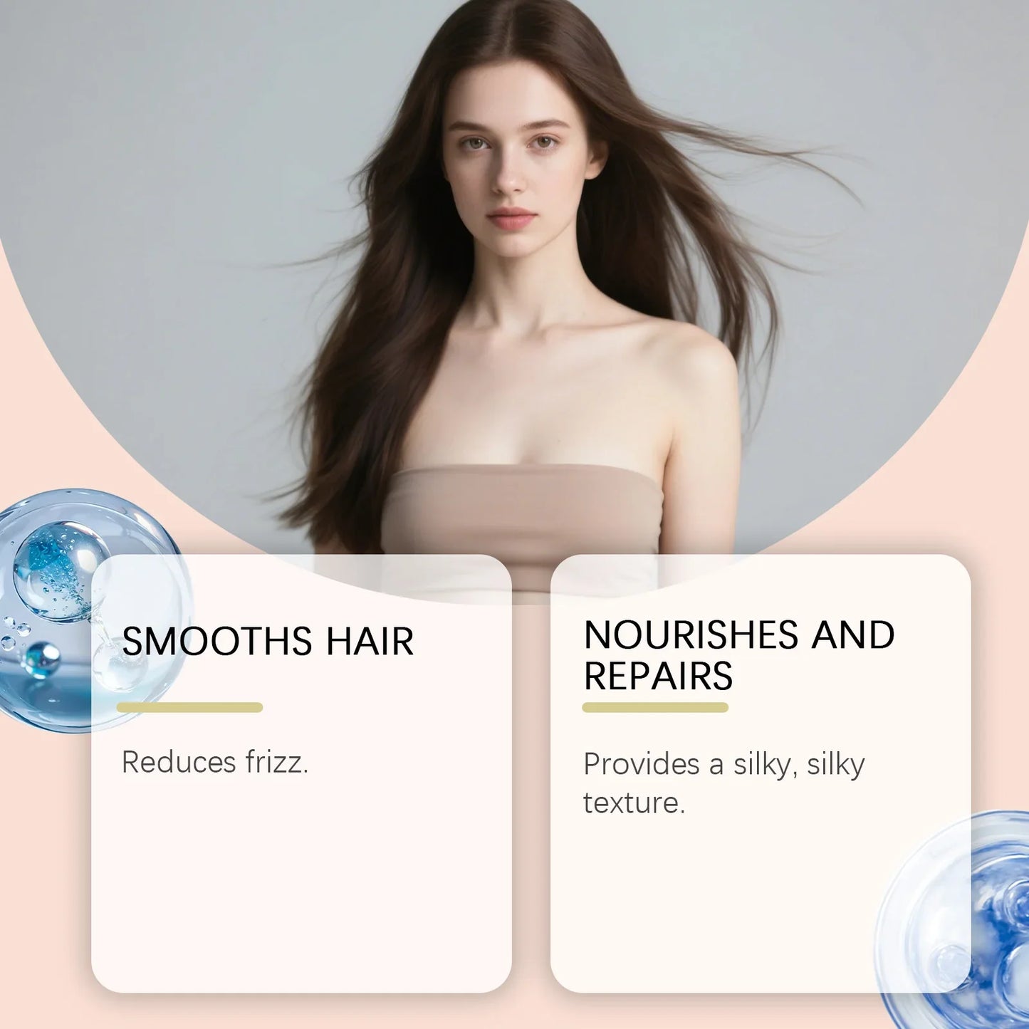 Leave-In Hair Smoothing Cream | Frizz Control, Nourish & Shine