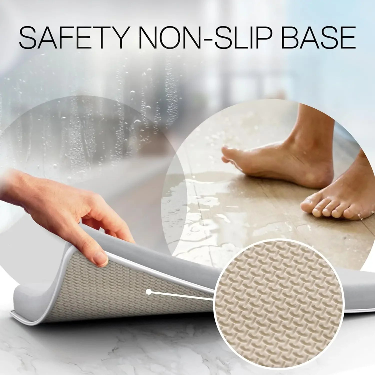 Baby Bath Kneeler Pad – Memory Foam, 4 Pockets, Non-Slip & Foldable Baby Bath Accessories Peaceful Pleasures Health and Wellness