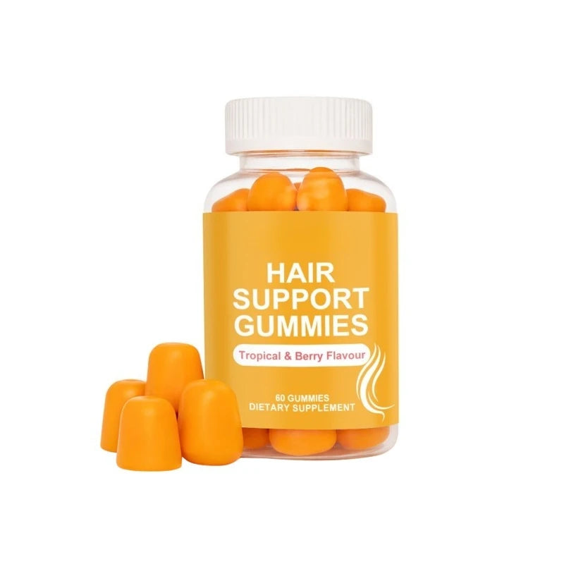 Hair Support Gummies – Biotin, Zinc, Collagen & Vitamin C | 60ct