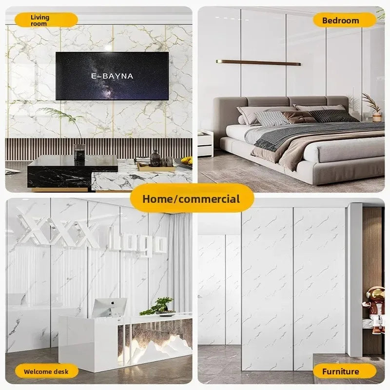 Self-Adhesive Marble Wallpaper – Waterproof PVC Wall Sticker