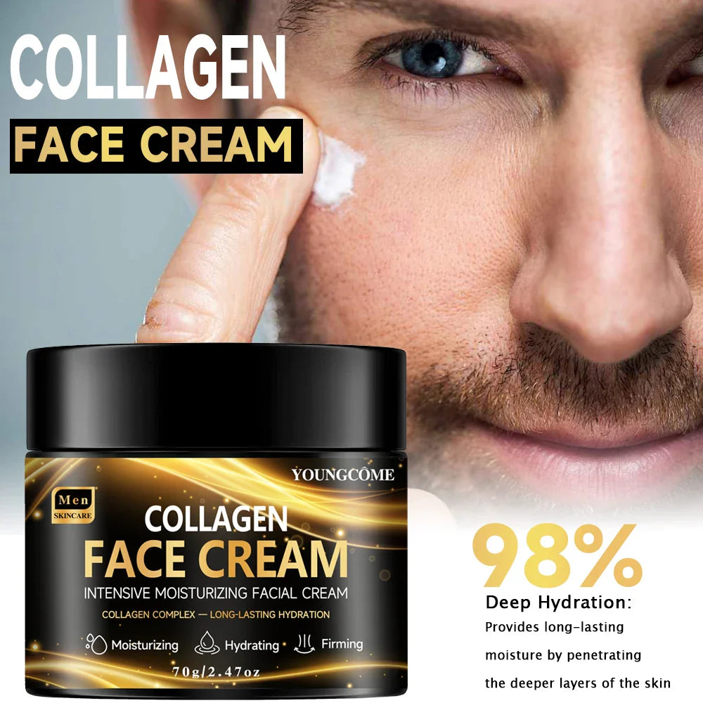 Men's Retinol Collagen Face Cream – Anti-Aging & Moisturizer