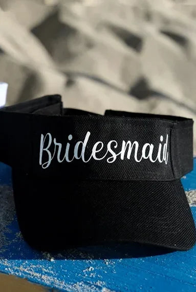 Bride & Bridesmaid Visors – Bachelorette Beach Party Hats