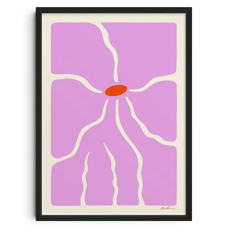 Japanese Okinawa Prefecture Canvas Poster Mid-century Bauhaus Geometric Snake Animal Wall Art Prints for Living Room Home Dec Peaceful Pleasures Health and Wellness