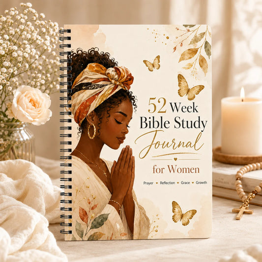 Women Faith Reflection Journal A5 Spiral Prayer Notebook 52 Week Peaceful Pleasures Health and Wellness