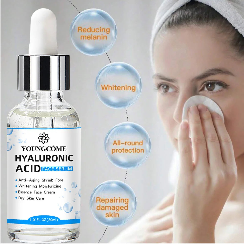 Hyaluronic Acid Facial Essence Deep Moisturizing Shrink Pores Tighten The Skin Facial Skin Essence Korean Skin Care Products Peaceful Pleasures Health and Wellness