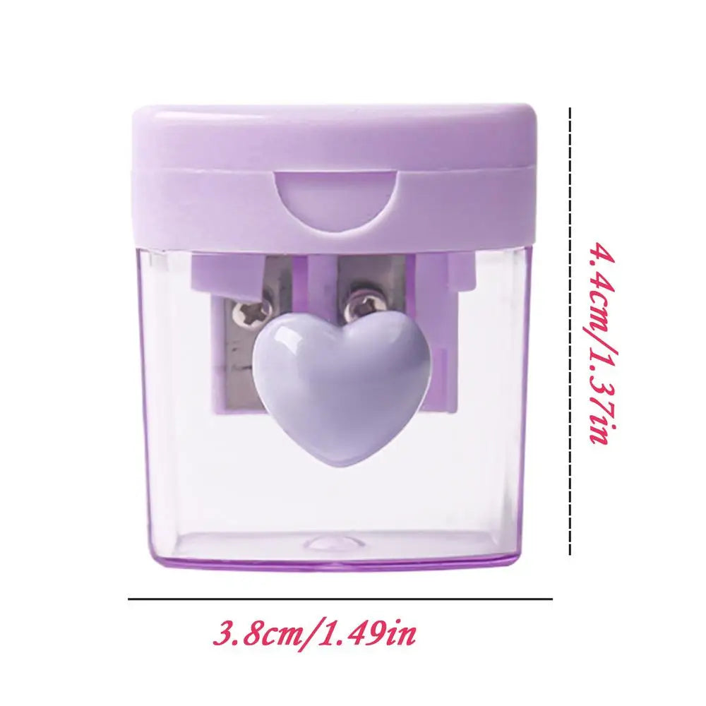 Double Hole Handheld Pencil Sharpener for Kids – Art & School