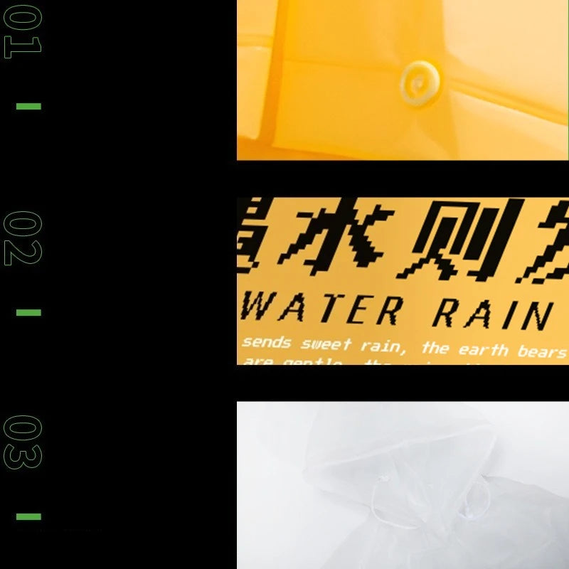 Clear Transparent Waterproof Rain Poncho – Adult Trench Raincoat Waterproof Rain Poncho Peaceful Pleasures Health and Wellness