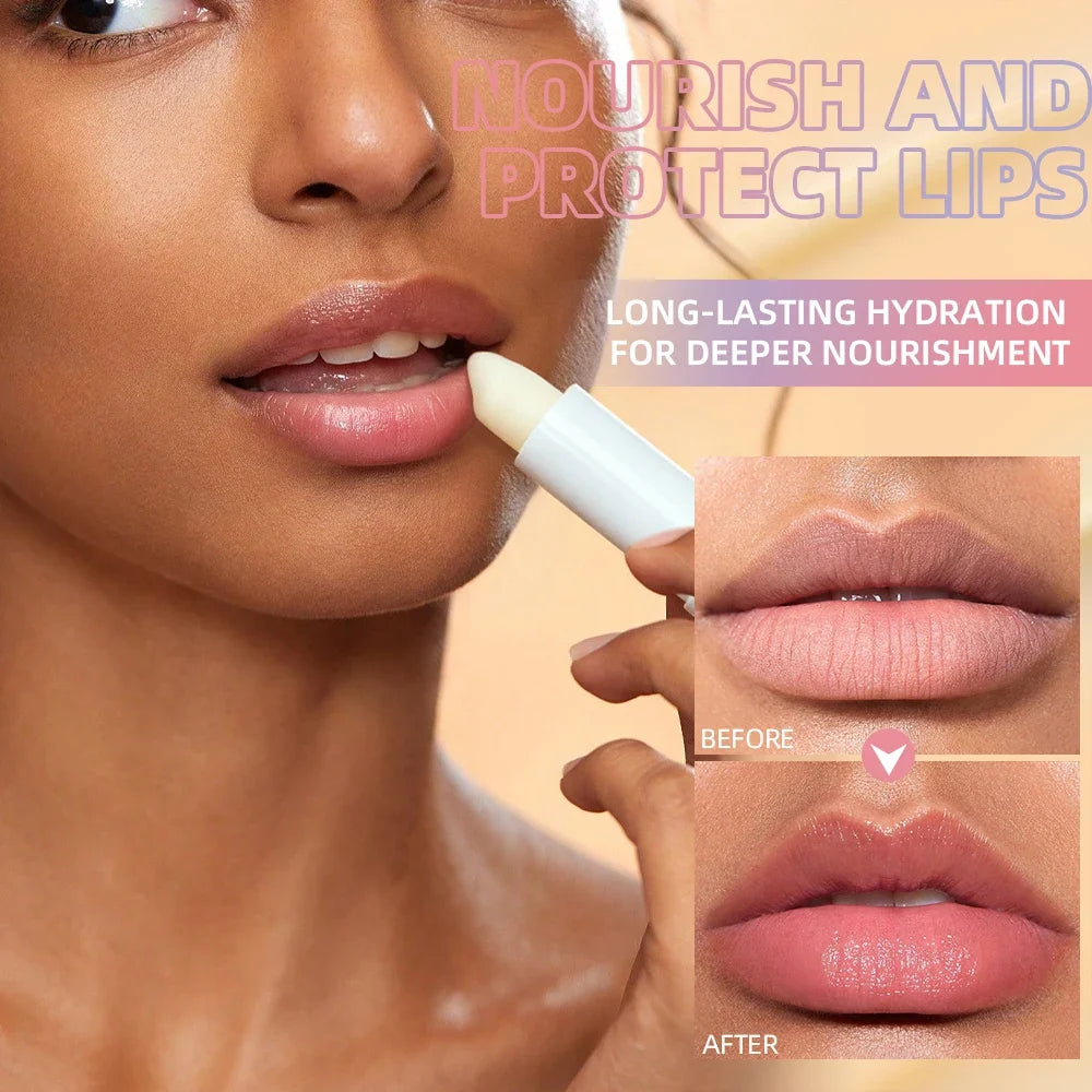 QIBEST Moisturizing Lip Balm Makeup Sets Original Lip Oil Gloss Care Benetitnt For Lips Plumping Nourishing Daily Care Lipgloss Peaceful Pleasures Health and Wellness