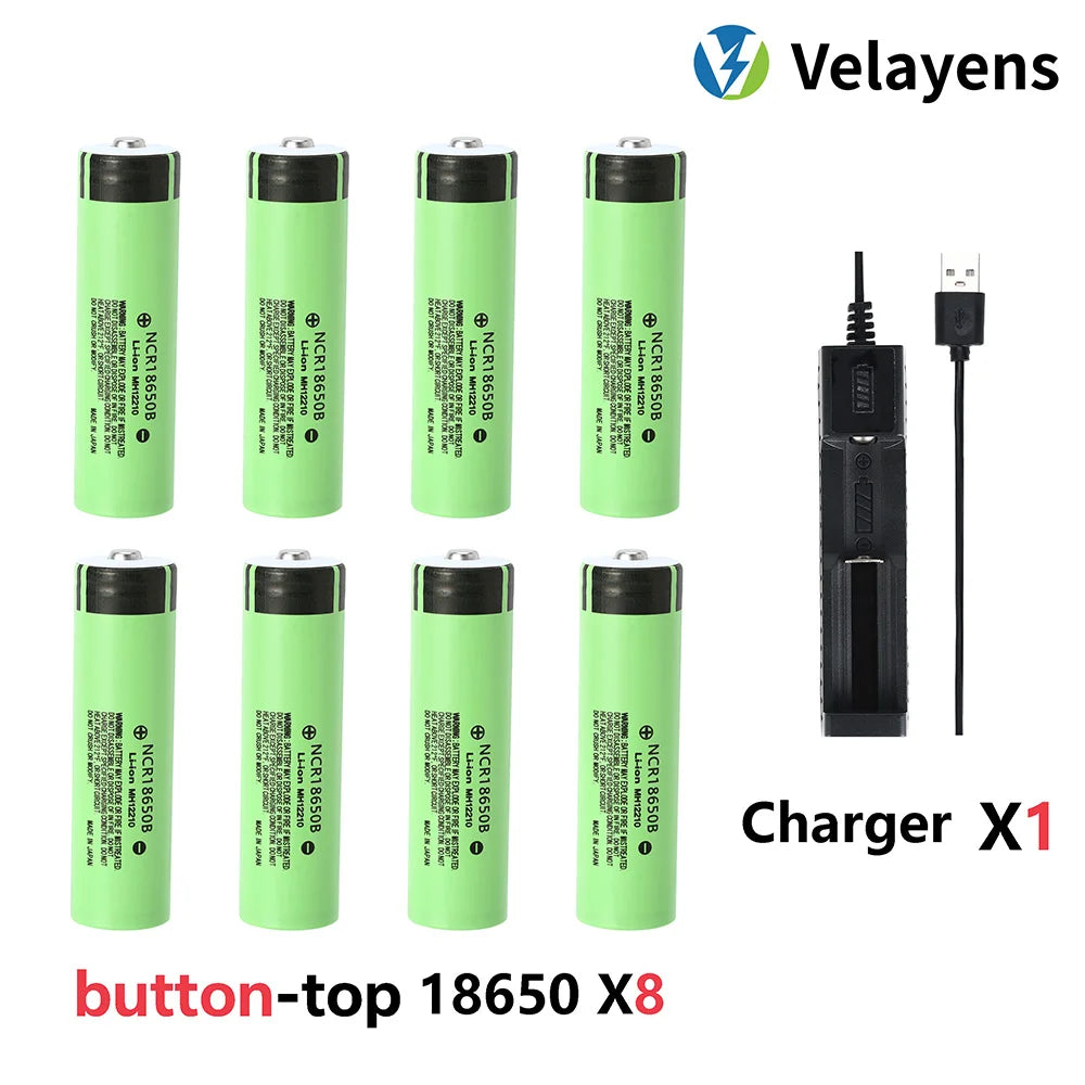 18650 1700mAh 3.7V Rechargeable Li-Ion Battery High-Drain for Flashlights 2-20pcs Bulk Available, 1000+ Charge Cycles Peaceful Pleasures Health and Wellness 8 BT 18650 1Charger 3.7 V