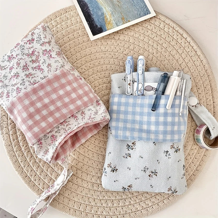 New Multi Function Nurse Pen Bag Insert Pocket Double Layer Large Capacity Pen Sleeve Storage Pen Holder High Appearance Pen Bag Peaceful Pleasures Health and Wellness