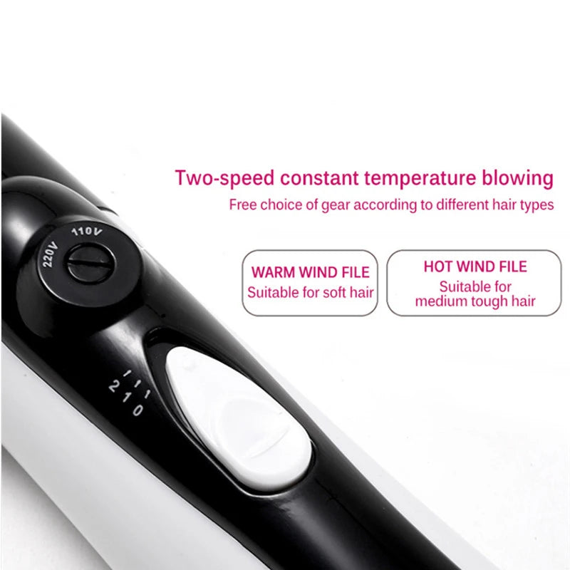 Metal Mini 2 in 1 Step Brush Pet Grooming Hair Straightener Hair Dryer Rotating and Blower Volumiser Peaceful Pleasures Health and Wellness